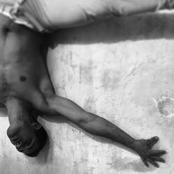 Low section of person