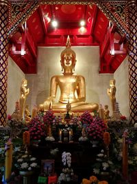 Buddha statue in temple