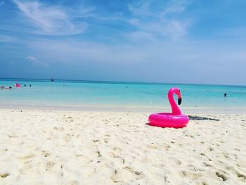 View of beach against sky