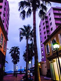 Low angle view of buildings against sky