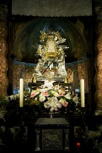 High angle view of church