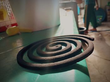 Close-up of food on table