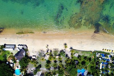 Aerial view of beach 