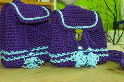 Close-up of multi colored pencils on table