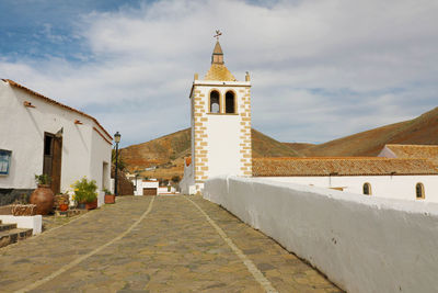 Cactus garden in the small town of betancuria, fuerteventura, canary islands