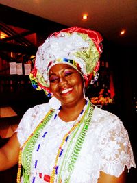 Portrait of a smiling young woman