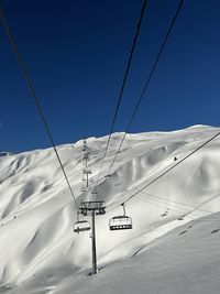 Winter moutain in france