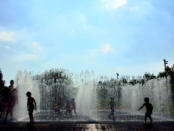 People in water