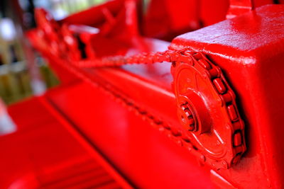 Close-up of red objects