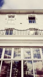 Low angle view of building against sky