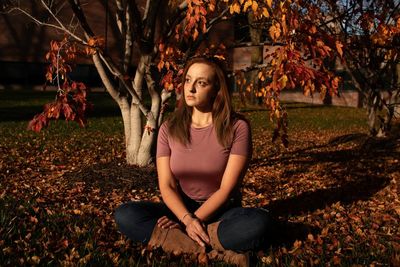 The beauty of fall and modeling 