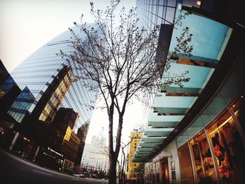 Low angle view of building against sky