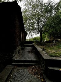 View of built structure with trees in background