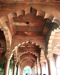 Low angle view of historic temple