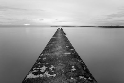 Scenic view of calm sea against the sky