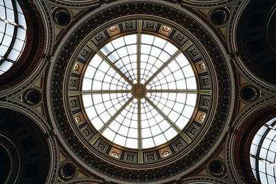 Low angle view of ceiling