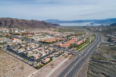 Boulder city in nevada, united states. boulder city is one of only two cities in nevada 