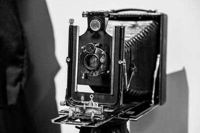 Close-up of camera