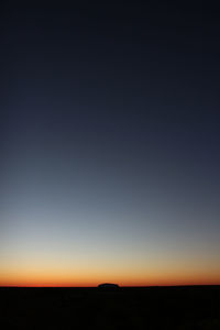 Scenic view of landscape at sunset