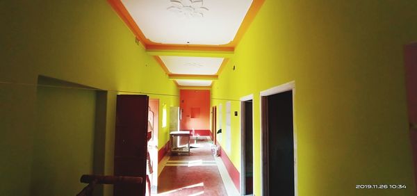 Corridor of building