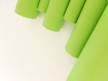 Close-up of green paper