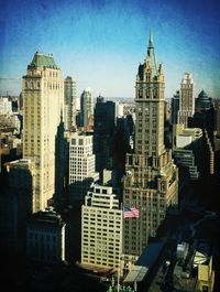 Skyscrapers against sky