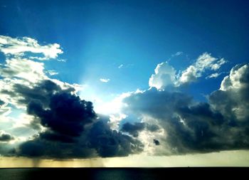 Low angle view of clouds in sky