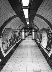 View of subway station