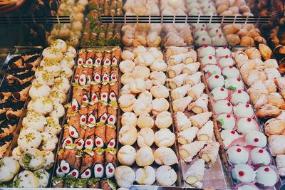 Full frame shot of vegetables for sale