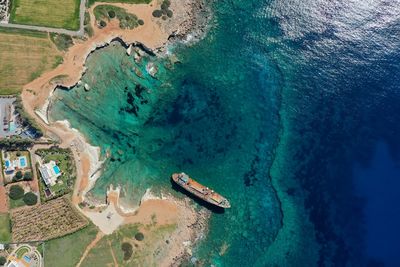 Coastal shipwreck in paphos cyprus edro 3