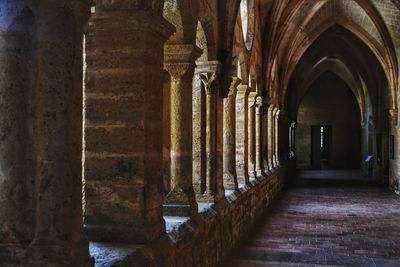 Corridor of historic building