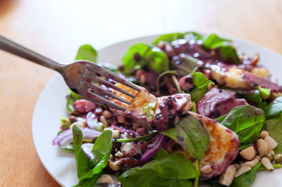 Close-up of food in plate