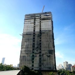 Low angle view of historical building