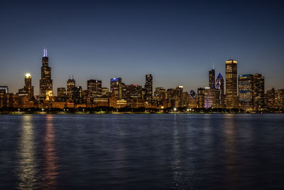 View of city at waterfront