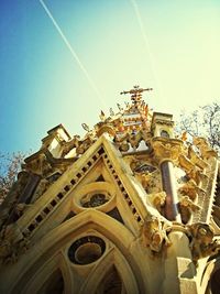 Low angle view of temple