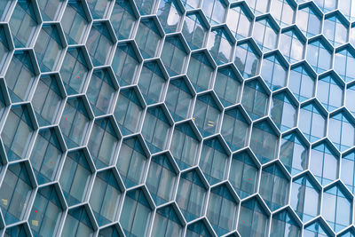 Full frame shot of metallic ceiling