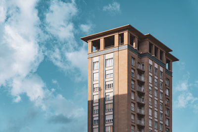 Low angle view of building against sky