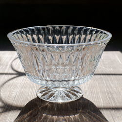 Close-up of empty drinking glass on table