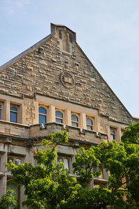 Low angle view of building against sky