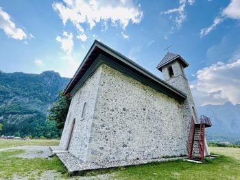 Built structures against sky