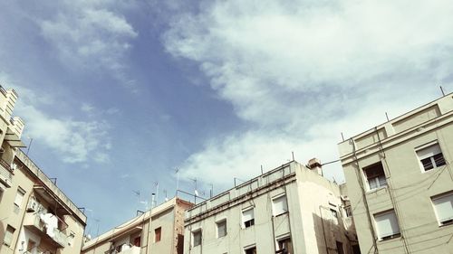 Low angle view of building against sky