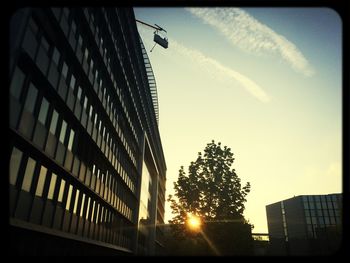 Low angle view of building against sky