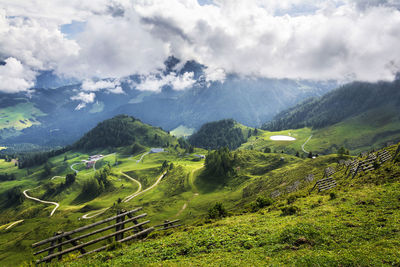 Scenic view of landscape against sky