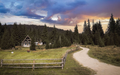 Scenic view of landscape against sky