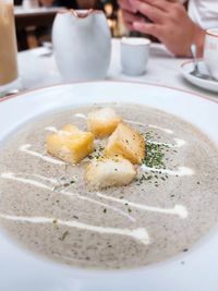 Truffle mushroom soup