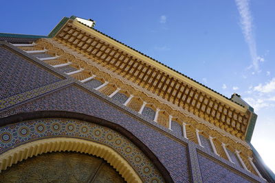 Low angle view of temple