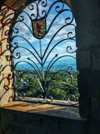 Close-up of window