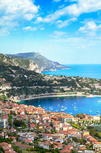 Landscape of saint jean cap ferrat in france