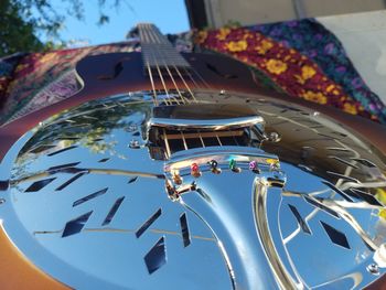 Close-up of guitar