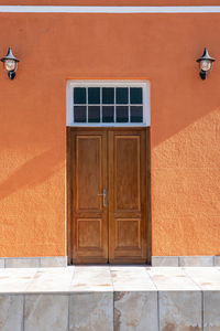 Orange door in bo-kaap 